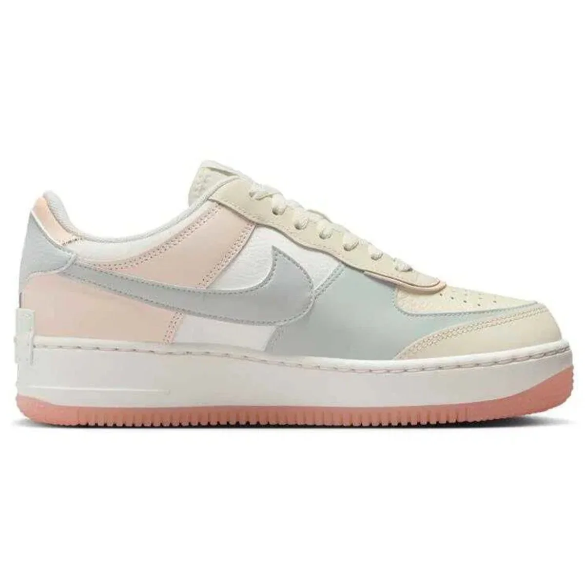Nike Air Force 1  AF1 Shadow Leather Unisex Sneaker Hakiki Deri Reflektörlü Günlük Spor Ayakkabı Krem Fiyatı, Yorumları ve Özellikleri