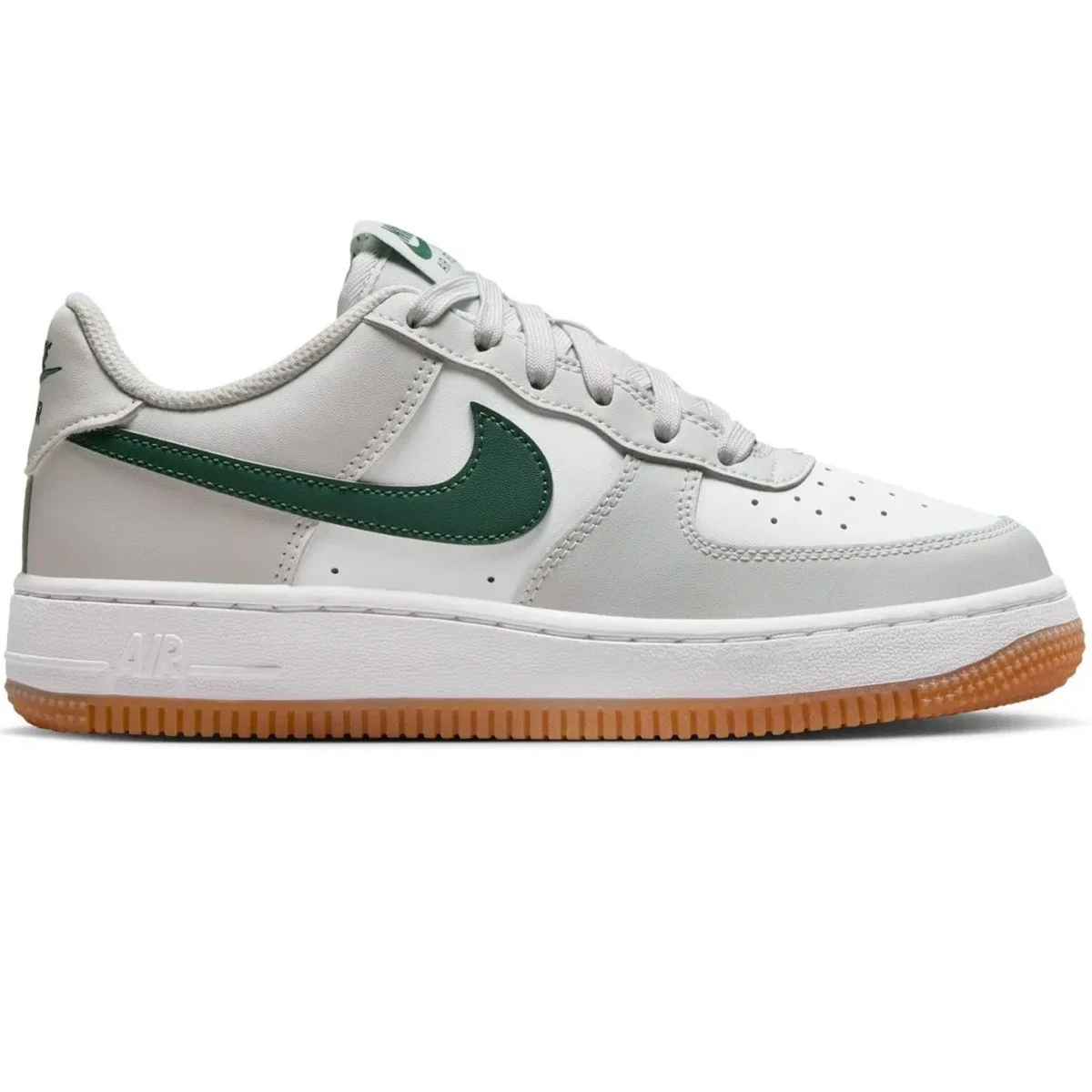Nike Air Force 1 AF1 GS Leather Unisex Sneaker Green Swoosh Hakiki Deri Günlük Spor Ayakkabı Beyaz Açık Yeşil Fiyatı, Yorumları ve Özellikleri