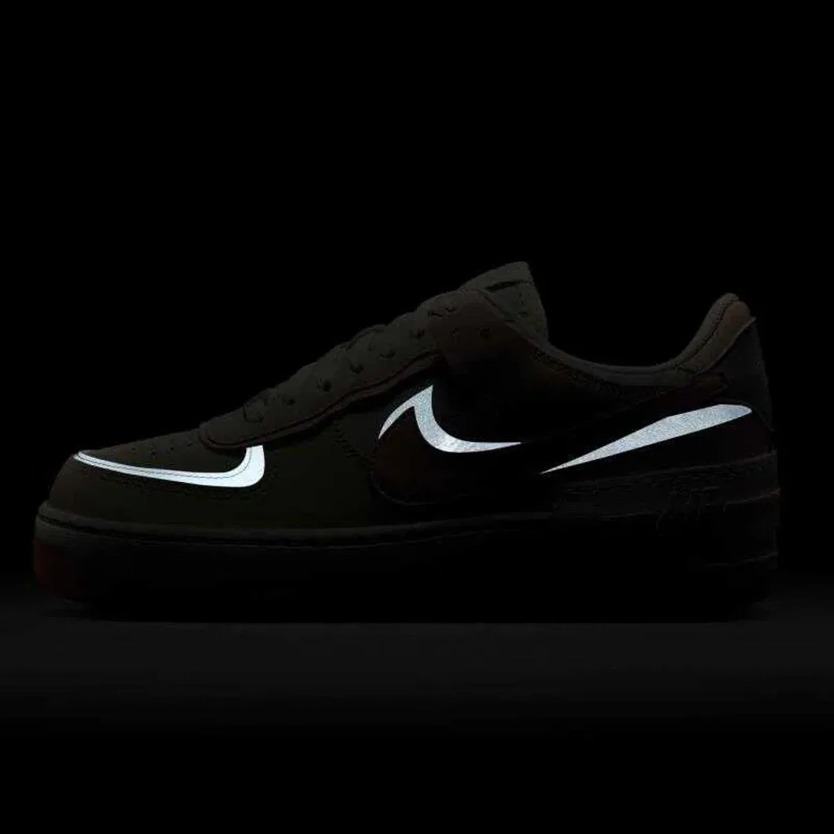 Nike Air Force 1  AF1 Shadow Leather Unisex Sneaker Hakiki Deri Reflektörlü Günlük Spor Ayakkabı Krem Fiyatı, Yorumları ve Özellikleri