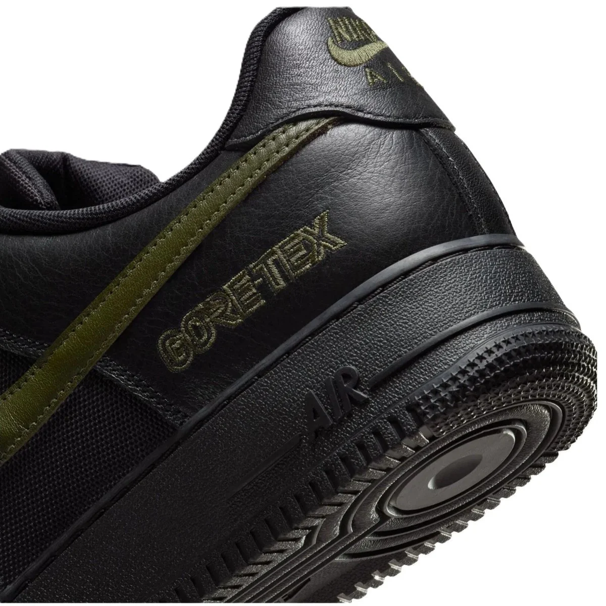 Nike Air Force 1 AF1 Low Goretex 'Black Cargo Khaki' Leather Unisex Black Sneaker Su Geçirmez Hakiki Deri Günlük Spor Ayakkabı Siyah Fiyatı, Yorumları ve Özellikleri