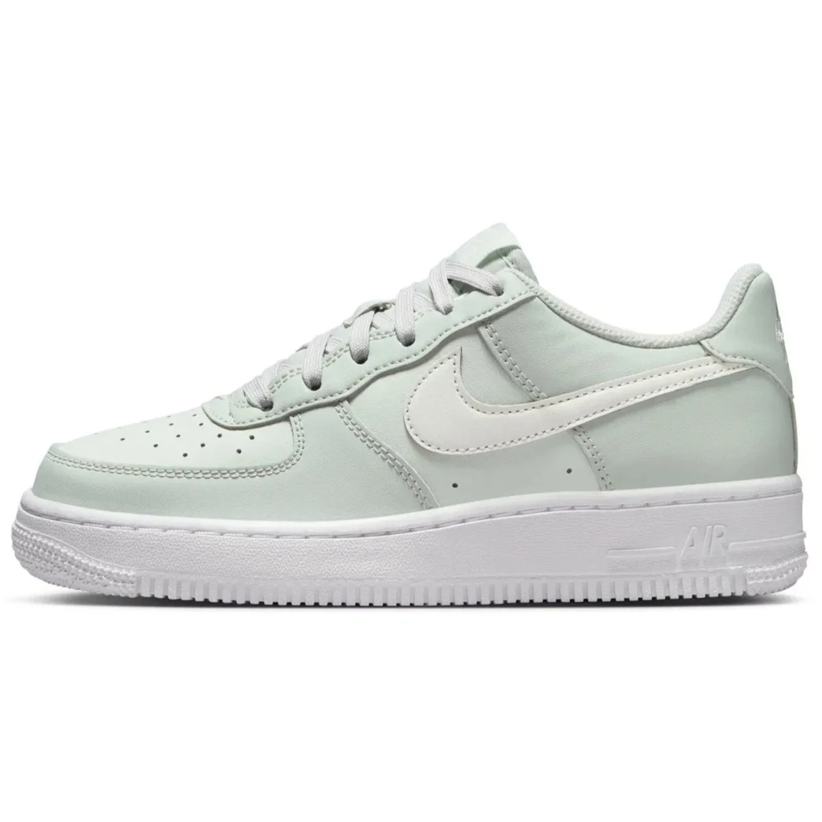 Nike Air Force 1 AF1 GS Leather Unisex Sneaker Yeşil Swoosh Hakiki Deri Günlük Spor Ayakkabı Beyaz Yeşil Nike Air Force 1 AF1 GS Leather Unisex Sneaker Yeşil Swoosh Hakiki Deri Günlük Spor Ayakkabı Beyaz Yeşil