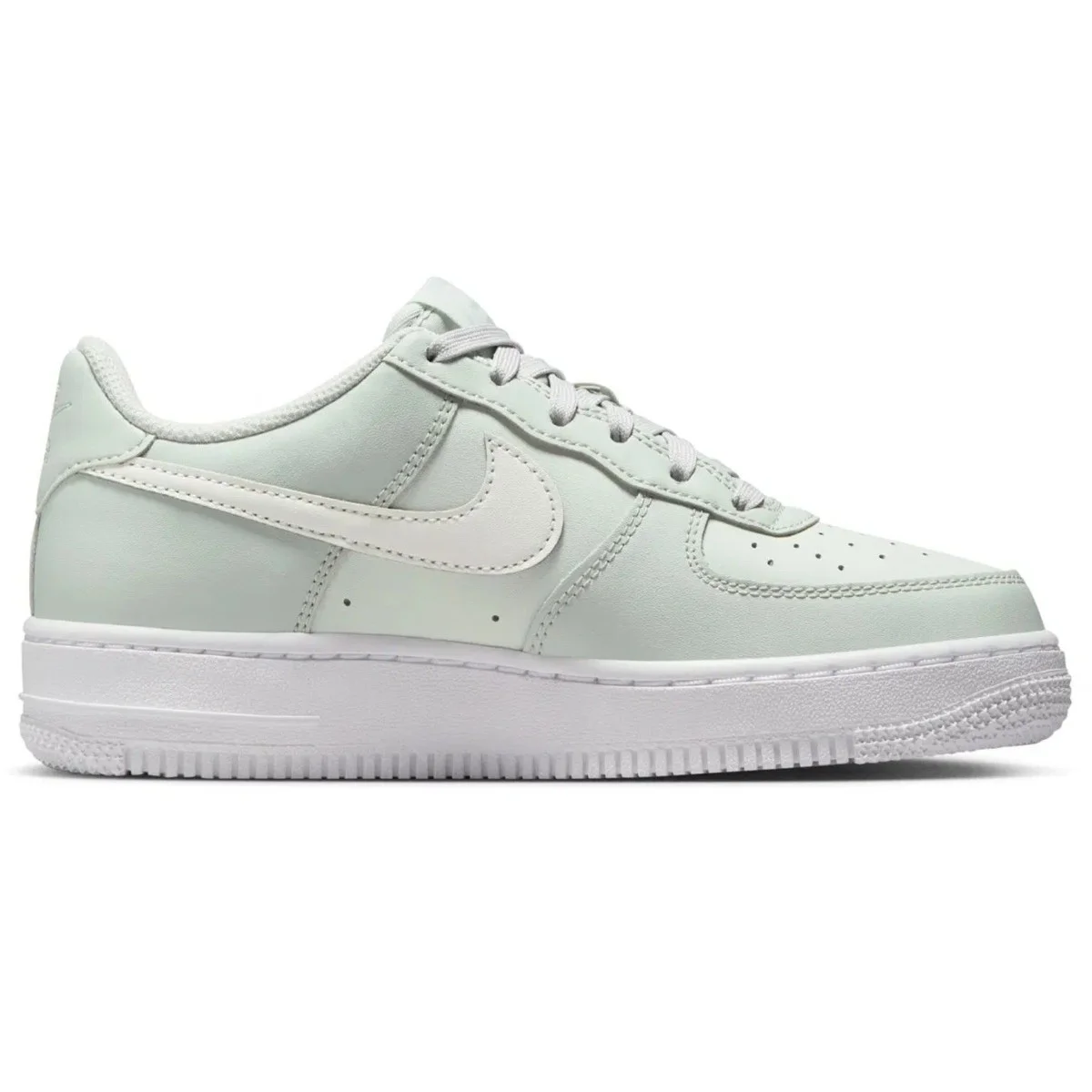 Nike Air Force 1 AF1 GS Leather Unisex Sneaker Yeşil Swoosh Hakiki Deri Günlük Spor Ayakkabı Beyaz Yeşil Nike Air Force 1 AF1 GS Leather Unisex Sneaker Yeşil Swoosh Hakiki Deri Günlük Spor Ayakkabı Beyaz Yeşil