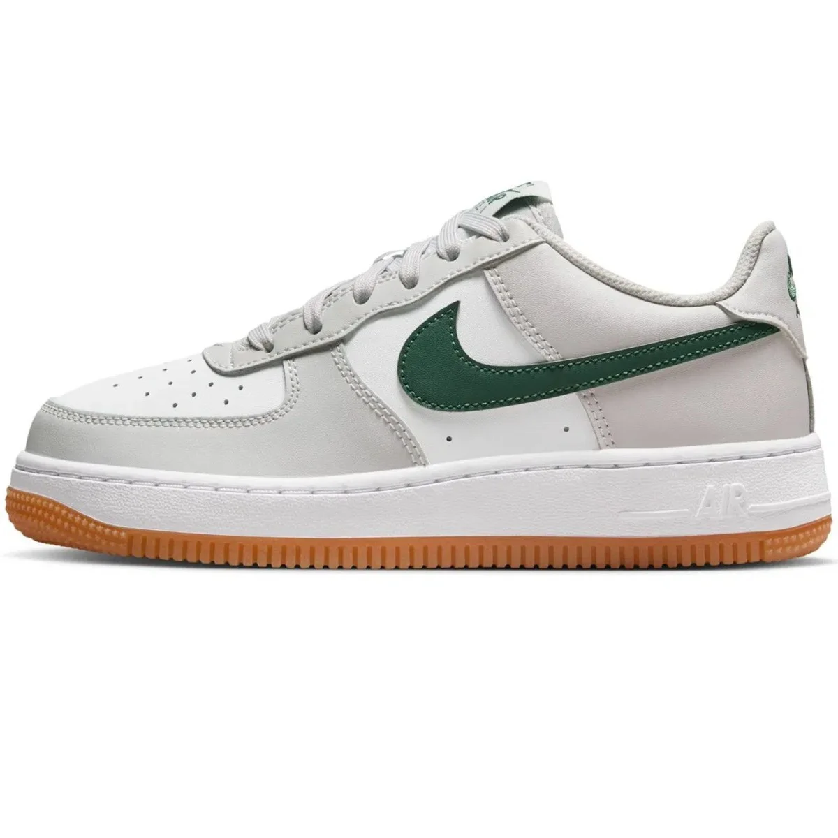 Nike Air Force 1 AF1 GS Leather Unisex Sneaker Green Swoosh Hakiki Deri Günlük Spor Ayakkabı Beyaz Açık Yeşil Fiyatı, Yorumları ve Özellikleri