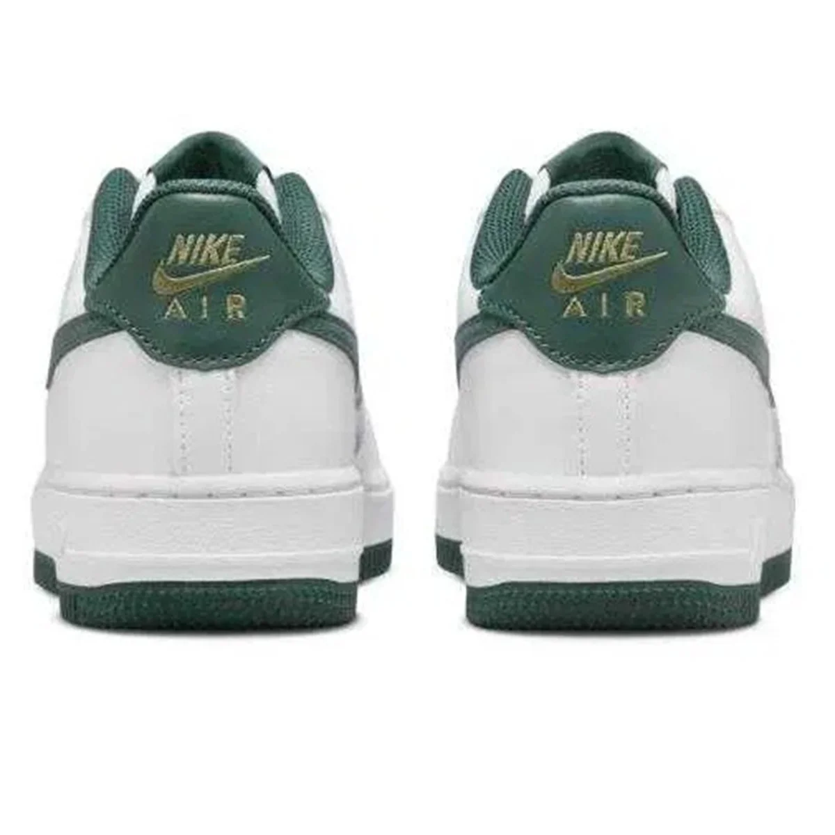 Nike Air Force 1 AF1 GS Leather Unisex Sneaker Yeşil Swoosh Hakiki Deri Günlük Spor Ayakkabı Beyaz Yeşil Nike Air Force 1 AF1 GS Leather Unisex Sneaker Yeşil Swoosh Hakiki Deri Günlük Spor Ayakkabı Beyaz Yeşil