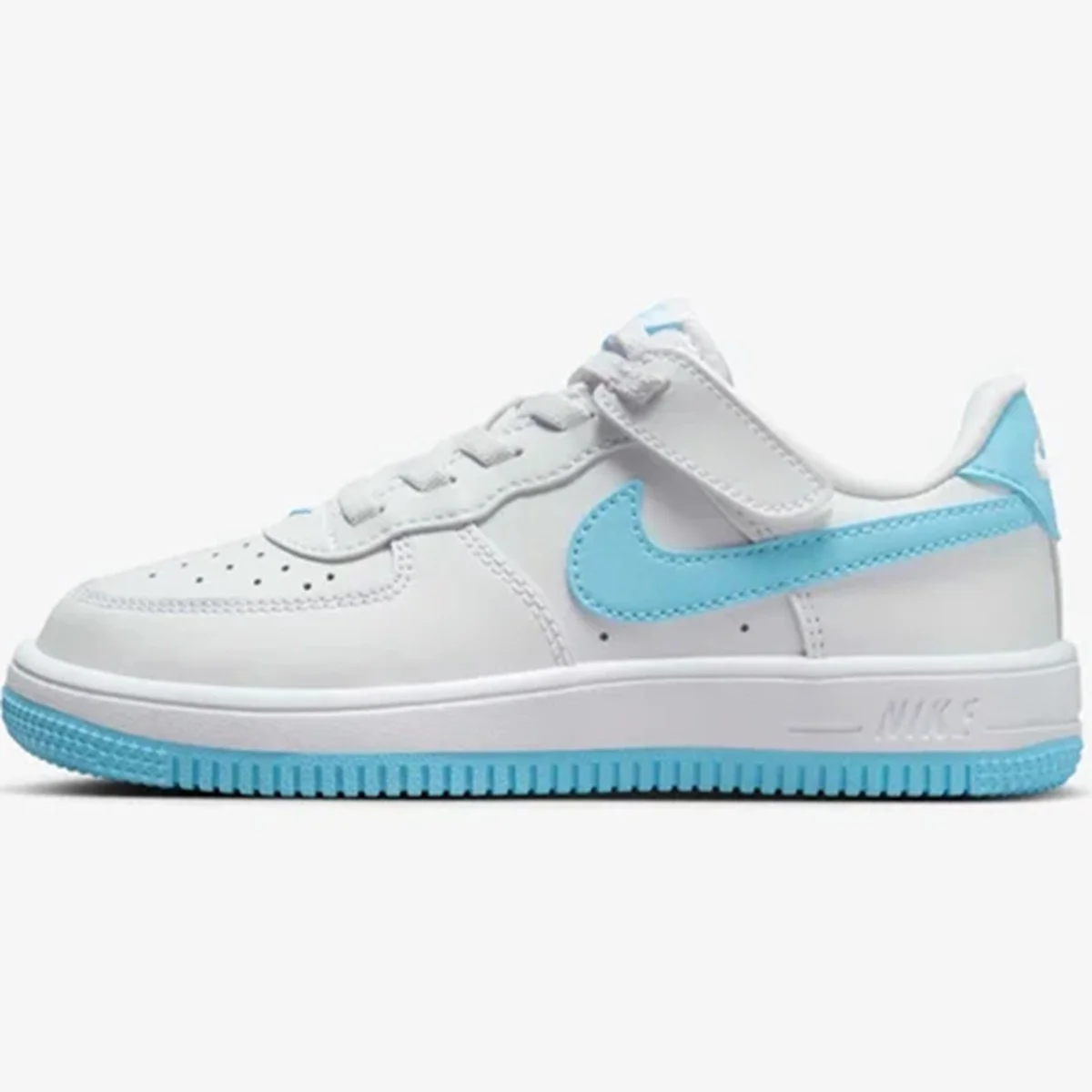 Nike Air Force 1 AF1 PS Unisex Sneaker White Blue  Unisex Günlük Spor Ayakkabı Beyaz Mavi