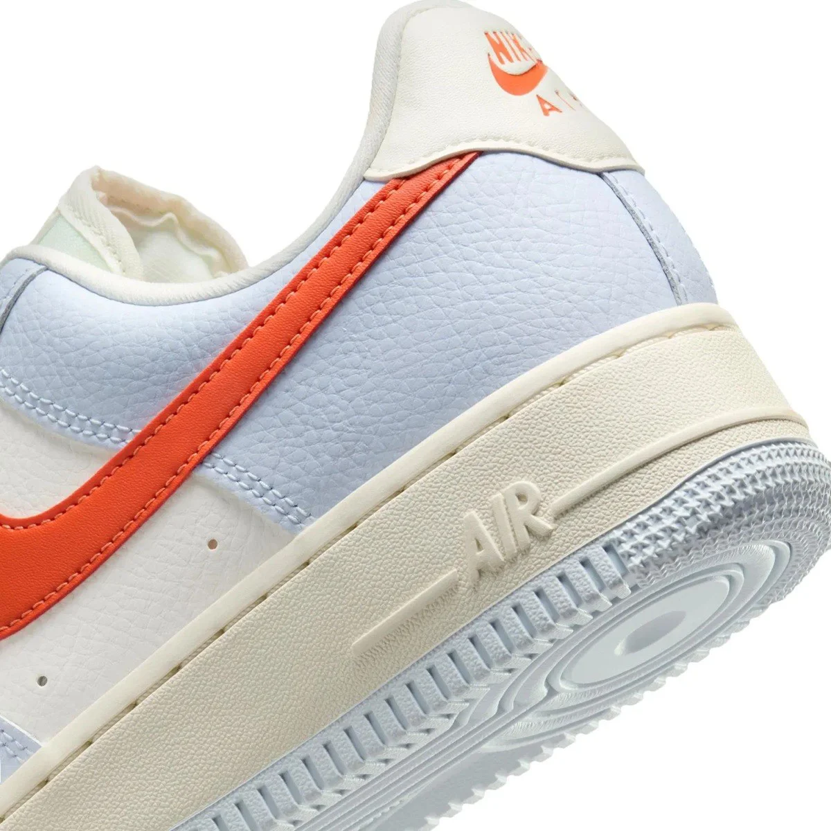 Nike Air Force 1 AF1 07 Next Nature Leather Sneaker Cream Liliac Hakiki Deri Günlük Spor Ayakkabı Krem Lila