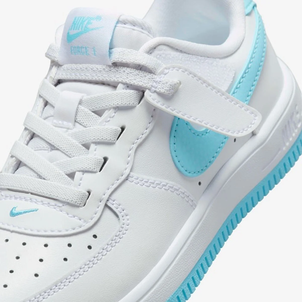 Nike Air Force 1 AF1 PS Unisex Sneaker White Blue  Unisex Günlük Spor Ayakkabı Beyaz Mavi