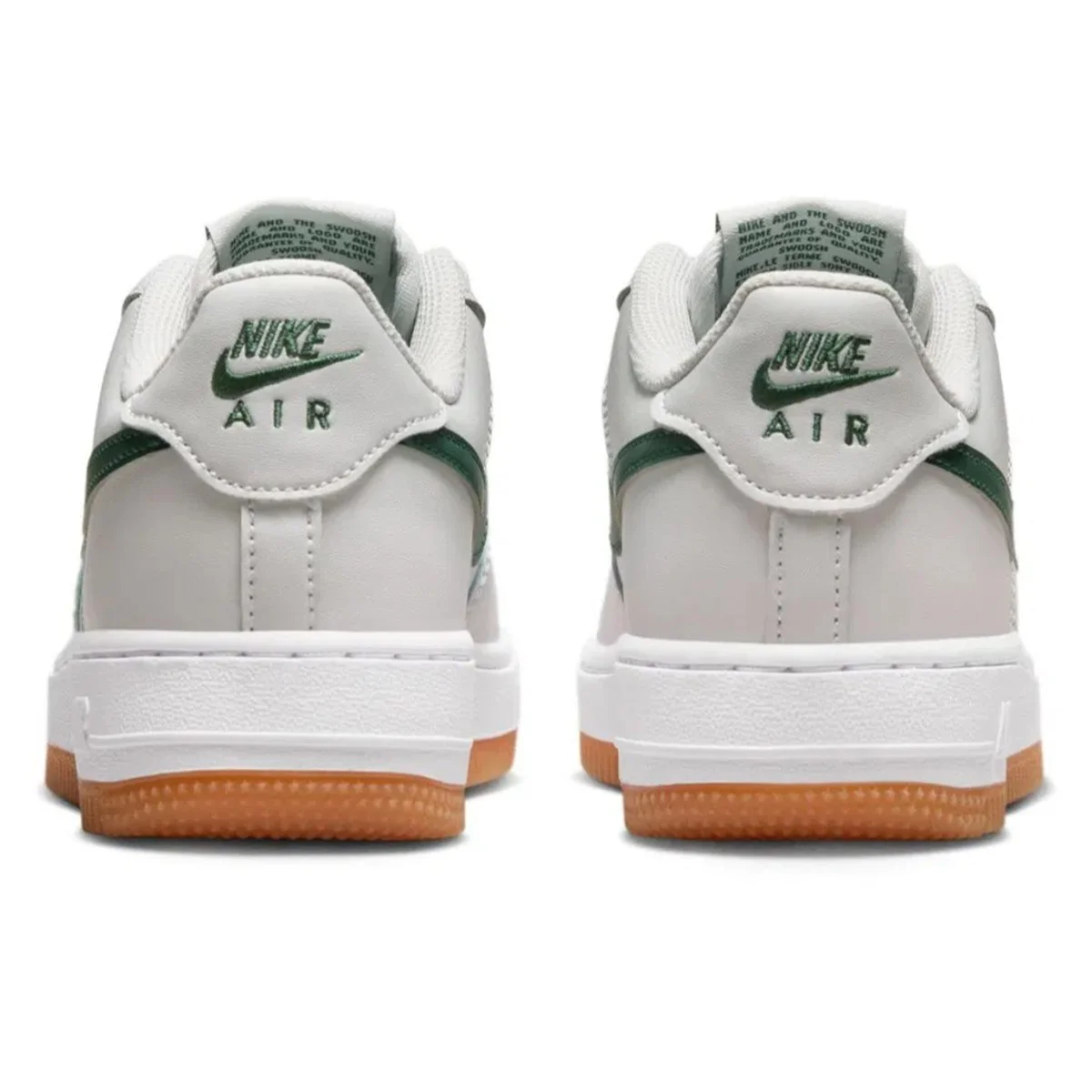 Nike Air Force 1 AF1 GS Leather Unisex Sneaker Green Swoosh Hakiki Deri Günlük Spor Ayakkabı Beyaz Açık Yeşil Fiyatı, Yorumları ve Özellikleri