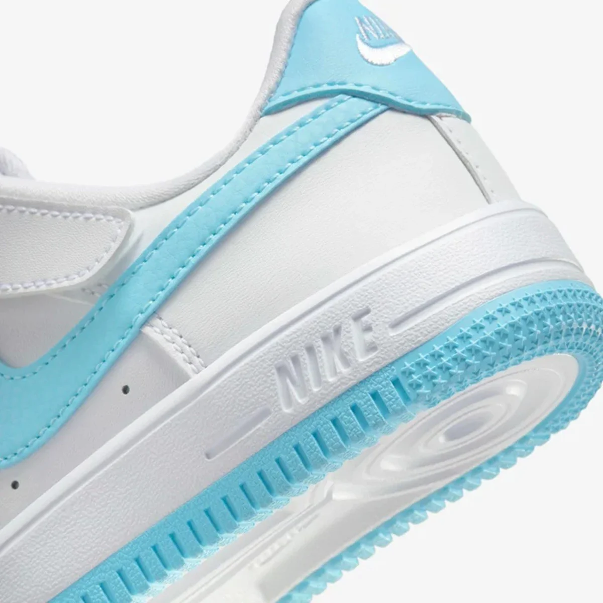 Nike Air Force 1 AF1 PS Unisex Sneaker White Blue  Unisex Günlük Spor Ayakkabı Beyaz Mavi