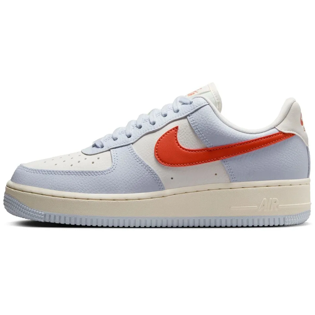Nike Air Force 1 AF1 07 Next Nature Leather Sneaker Cream Liliac Hakiki Deri Günlük Spor Ayakkabı Krem Lila