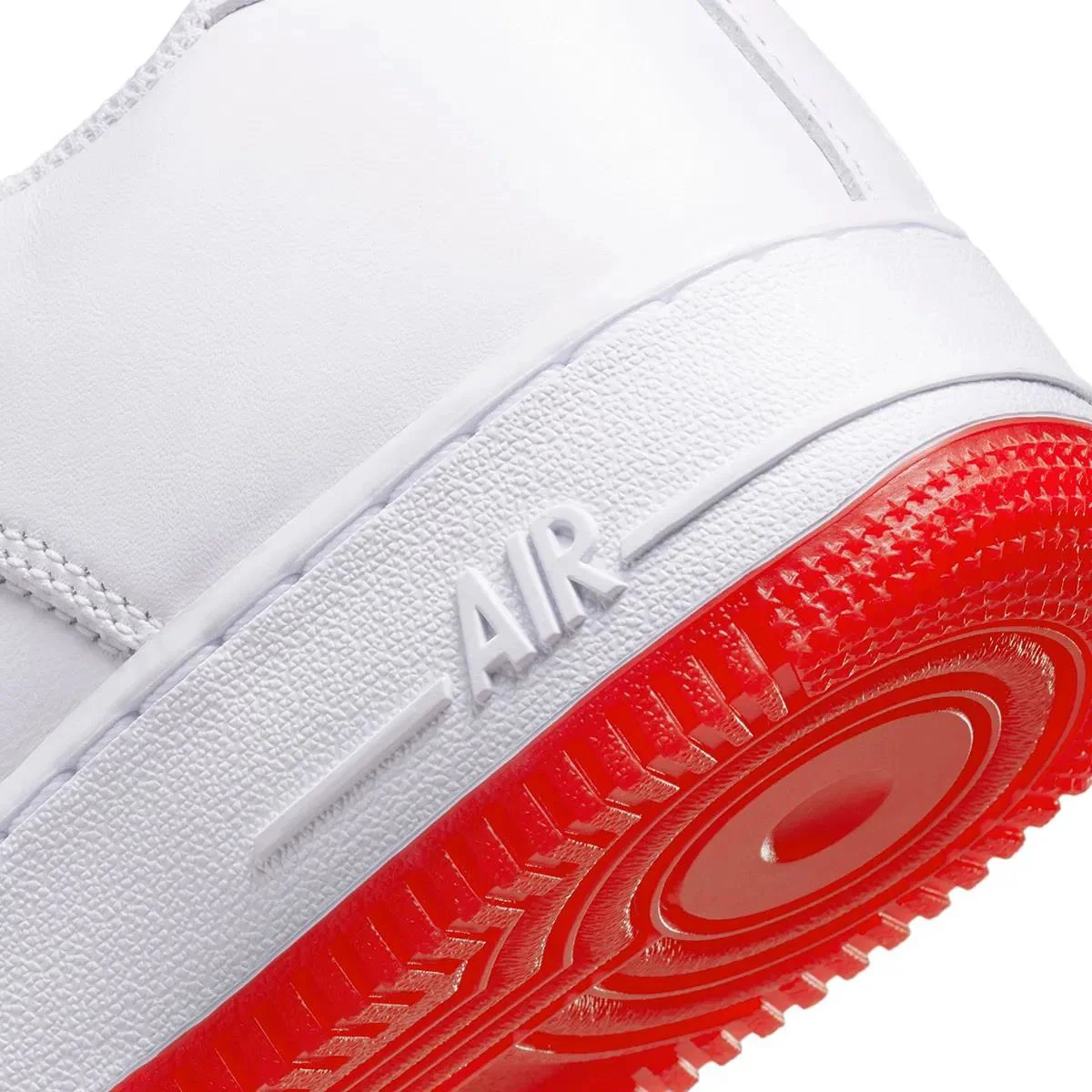Nike Air Force 1 Low Retro Leather Sneaker Hakiki Deri Erkek Günlük Spor Ayakkabı Beyaz Kırmızı Nike Air Force 1 Low Retro Leather Sneaker Hakiki Deri Erkek Günlük Spor Ayakkabı Beyaz Kırmızı