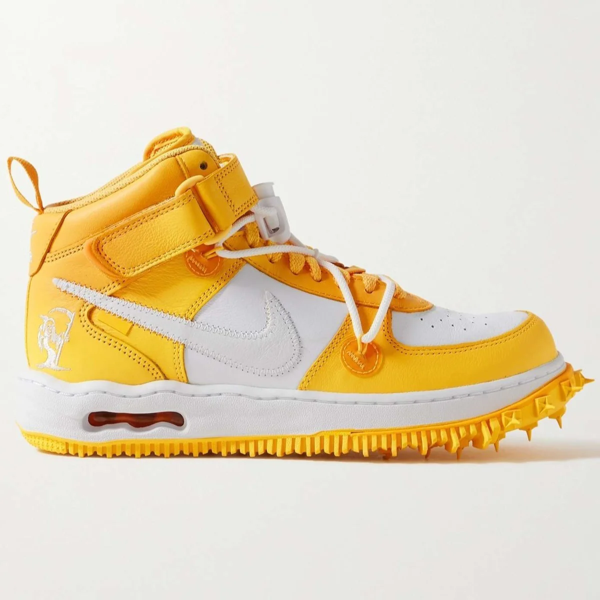 Nike Air Force 1 Mid Off-White SP AF1 Special Series Unisex Leather Sneaker Özel Seri Hakiki Deri Unisex Günlük Spor Ayakkabı Sarı Nike Air Force 1 Mid Off-White SP AF1 Special Series Unisex Leather Sneaker Özel Seri Hakiki Deri Unisex Günlük Spor Ayakkabı Sarı Fiyatı, Yorumları ve Özellikleri