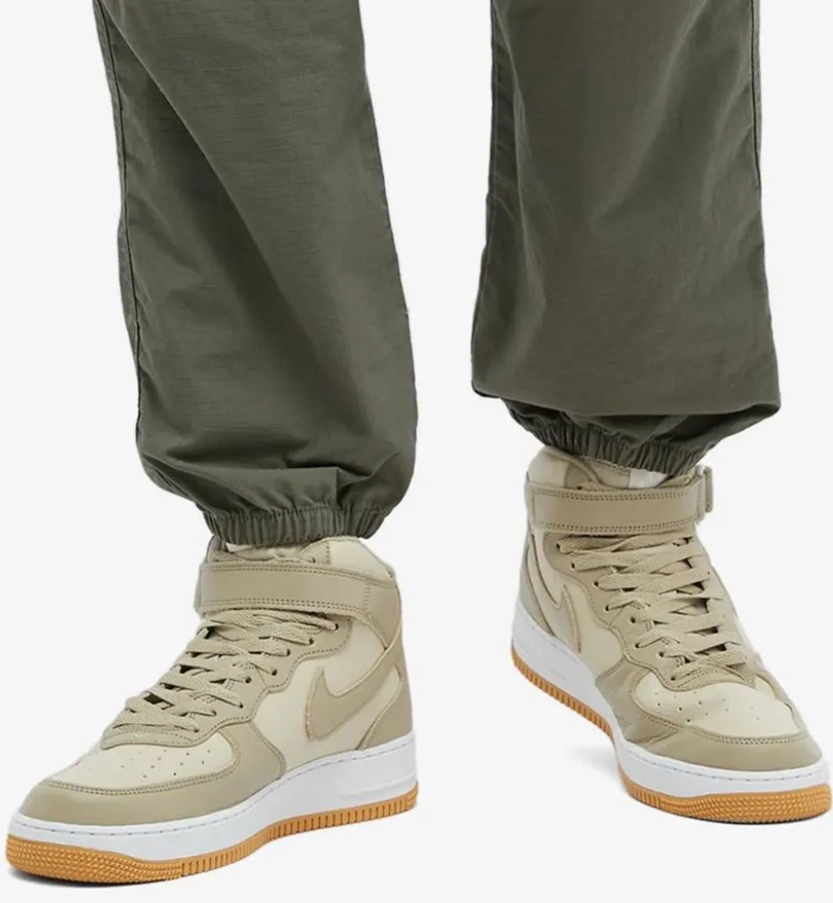 Nike Air Force 1 Mid '07 Limestone Leather Unisex Hakiki Deri Bilekli Sneaker Ayakkabı Yeşil Fiyatı, Yorumları ve Özellikleri