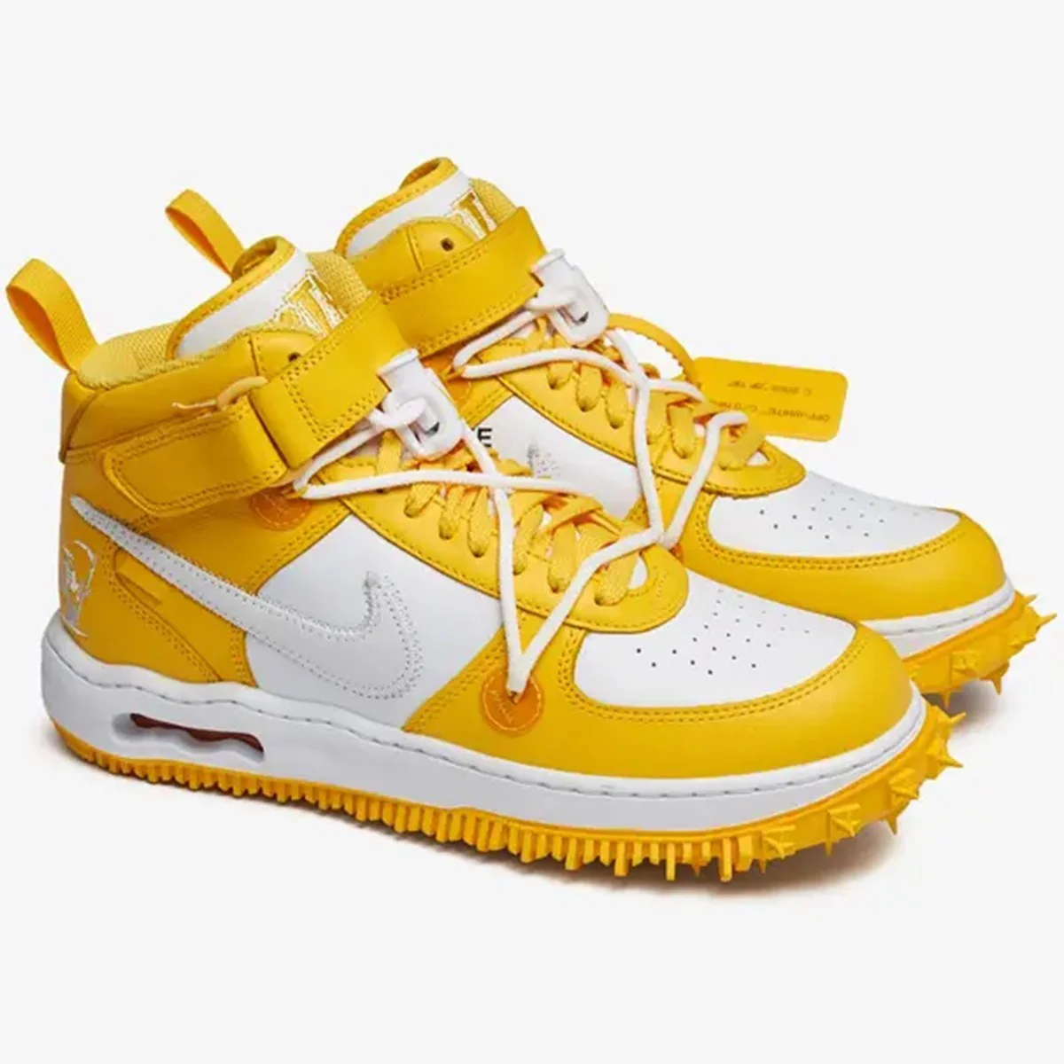 Nike Air Force 1 Mid Off-White SP AF1 Special Series Unisex Leather Sneaker Özel Seri Hakiki Deri Unisex Günlük Spor Ayakkabı Sarı Nike Air Force 1 Mid Off-White SP AF1 Special Series Unisex Leather Sneaker Özel Seri Hakiki Deri Unisex Günlük Spor Ayakkabı Sarı Fiyatı, Yorumları ve Özellikleri