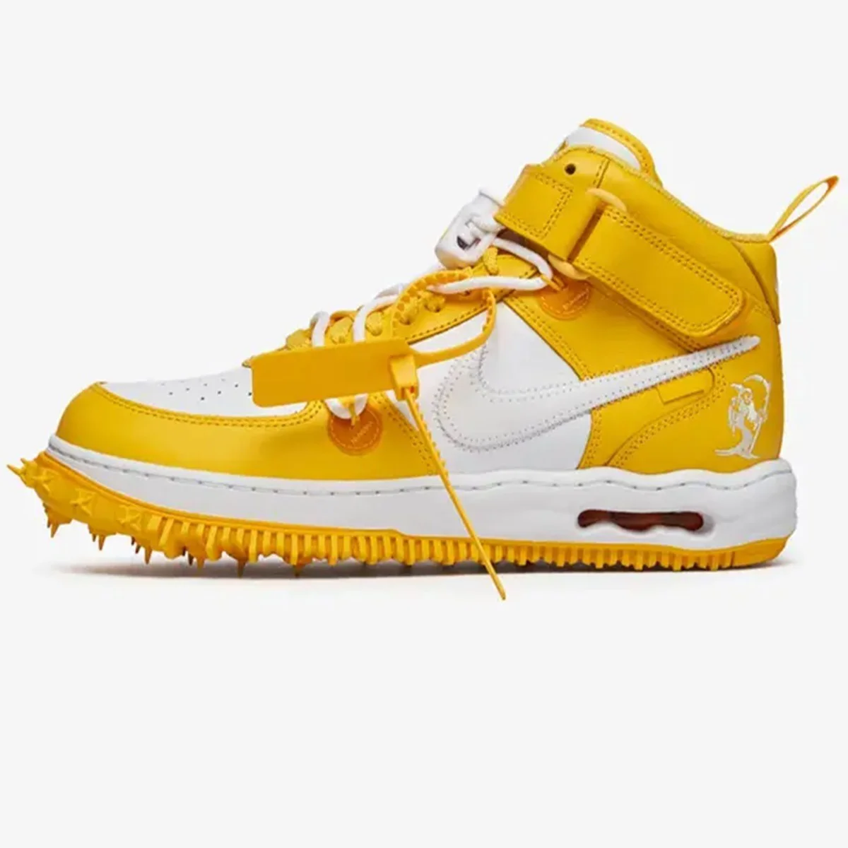 Nike Air Force 1 Mid Off-White SP AF1 Special Series Unisex Leather Sneaker Özel Seri Hakiki Deri Unisex Günlük Spor Ayakkabı Sarı Nike Air Force 1 Mid Off-White SP AF1 Special Series Unisex Leather Sneaker Özel Seri Hakiki Deri Unisex Günlük Spor Ayakkabı Sarı Fiyatı, Yorumları ve Özellikleri