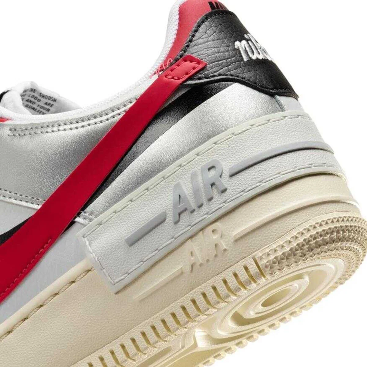 Nike Air Force 1 Shadow Sneaker Unisex Hakiki Deri Günlük Spor Ayakkabı Beyaz Kırmızı Fiyatı, Yorumları ve Özellikleri