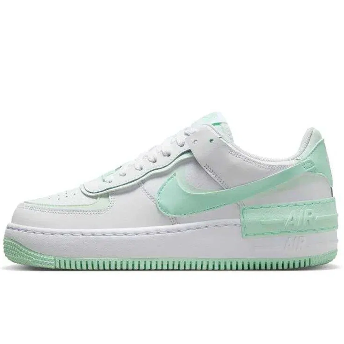 Nike Air Force 1 Shadow Sneaker Unisex Hakiki Deri Günlük Spor Ayakkabı Beyaz Yeşil Fiyatı, Yorumları ve Özellikleri