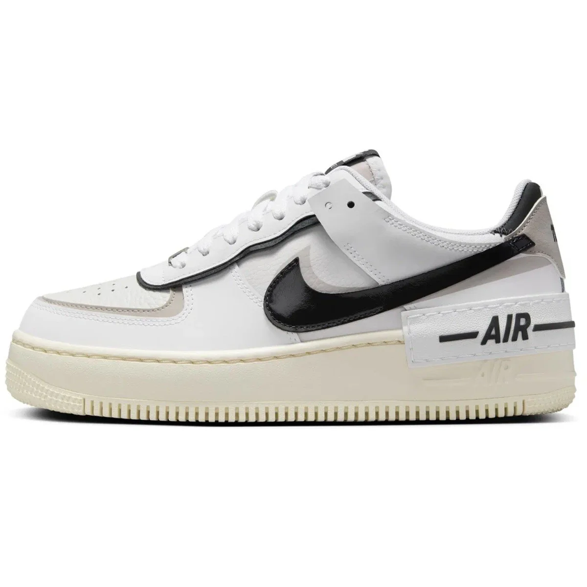 Nike Air Force 1 Shadow Sneaker Unisex Hakiki Deri Günlük Spor Ayakkabı Beyaz Siyah Fiyatı, Yorumları ve Özellikleri