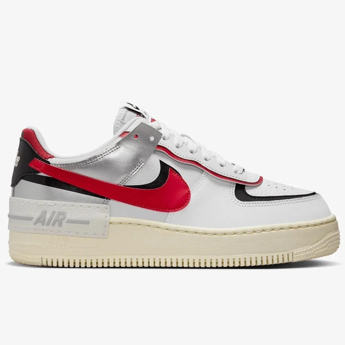 Nike Air Force 1 Shadow Sneaker Unisex Hakiki Deri Günlük Spor Ayakkabı Beyaz Kırmızı Fiyatı, Yorumları ve Özellikleri