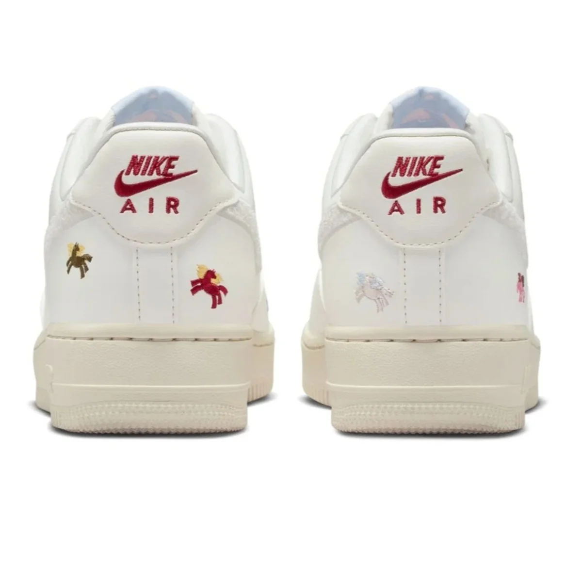 Nike Air Force 1'07 Low AF1 Special Edition 'Lunar New Year' Womens Sneaker Kadın Günlük Spor Ayakkabı Beyaz
