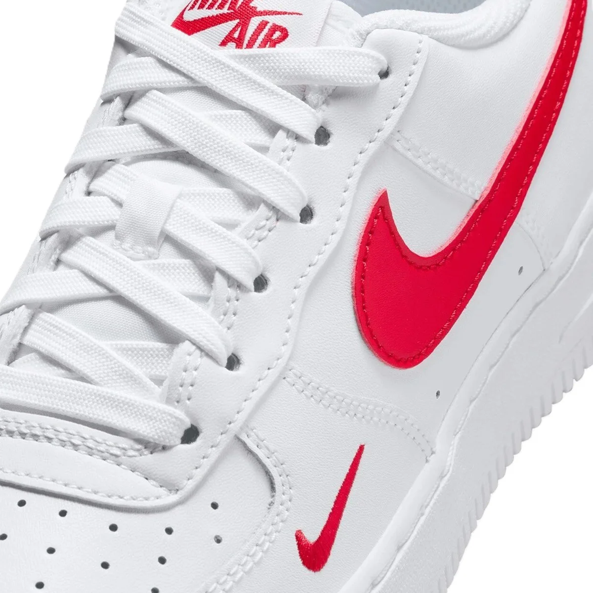 Nike Air Force1 LV 8 AF1 Leather Unisex Sneaker White Hakiki Deri Unisex Günlük Spor Ayakkabı Beyaz Kırmızı Fiyatı, Yorumları ve Özellikleri