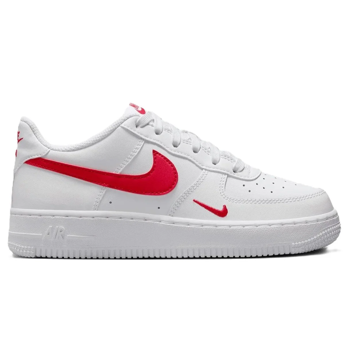 Nike Air Force1 LV 8 AF1 Leather Unisex Sneaker White Hakiki Deri Unisex Günlük Spor Ayakkabı Beyaz Kırmızı Fiyatı, Yorumları ve Özellikleri