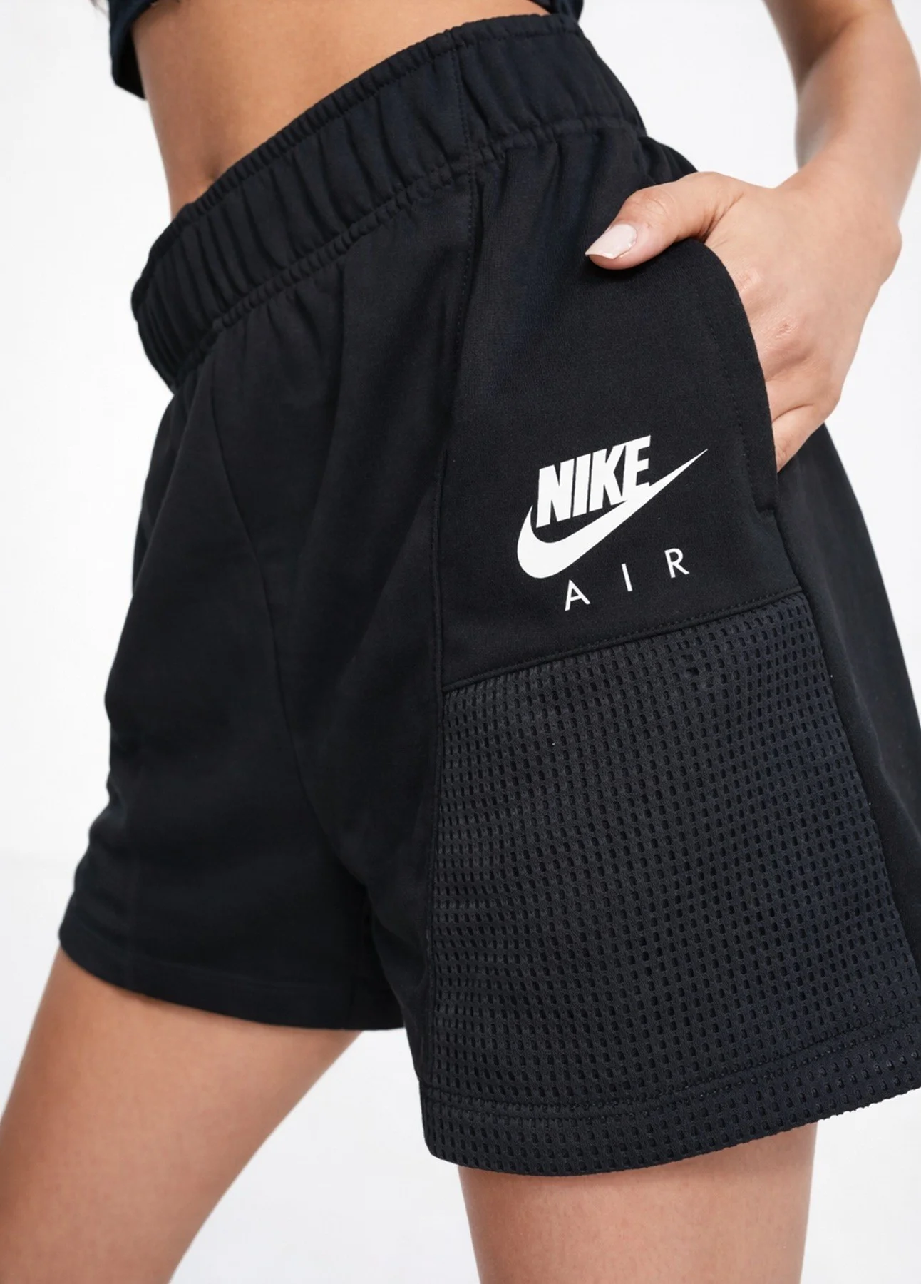 Nike Air High Rise Loose Fit Short Black Kadın Bol Kesim Yüksek Bel Pamuklu Şort Siyah Fiyatı, Yorumları ve Özellikleri