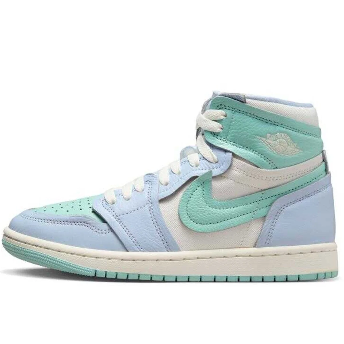 Nike Air Jordan 1 High Method Of Make Unisex Sneaker Hakiki Deri Bilekli Günlük Spor Ayakkabı Mavi Yeşil Nike Air Jordan 1 High Method Of Make Unisex Sneaker Hakiki Deri Bilekli Günlük Spor Ayakkabı Mavi Yeşil