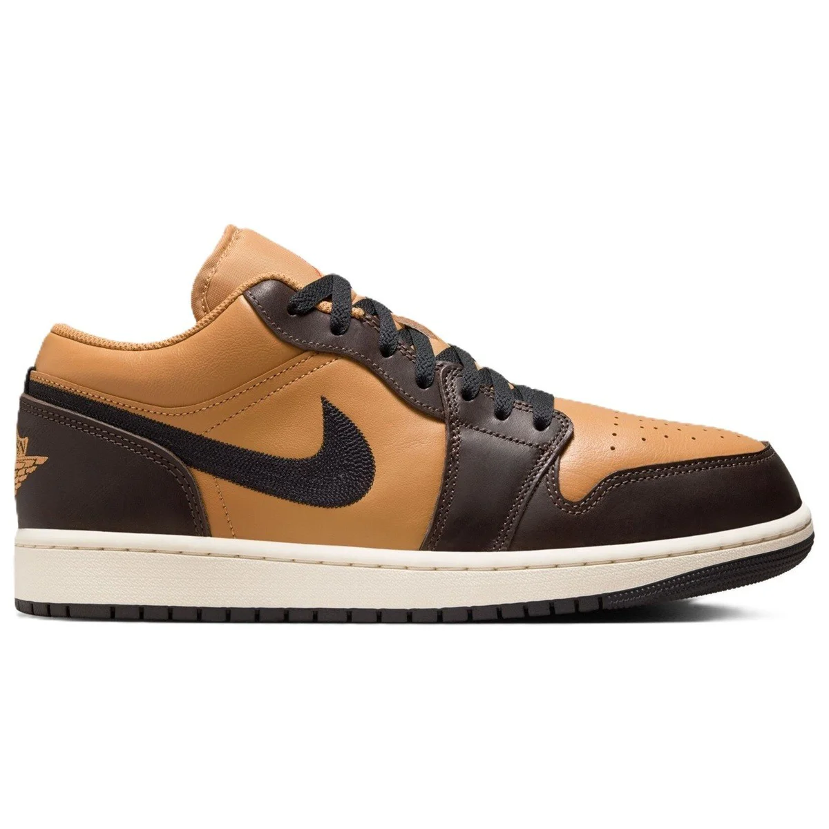 Nike Air Jordan 1 Low Special Edition Leather Sneaker Hakiki Deri Unisex Günlük Spor Ayakkabı Kahverengi