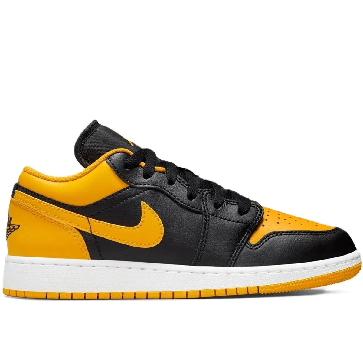 Nike Air Jordan 1 Low(GS) Leather Sneaker Hakiki Deri Siyah Sarı Unisex Spor Ayakkabı Fiyatı, Yorumları ve Özellikleri