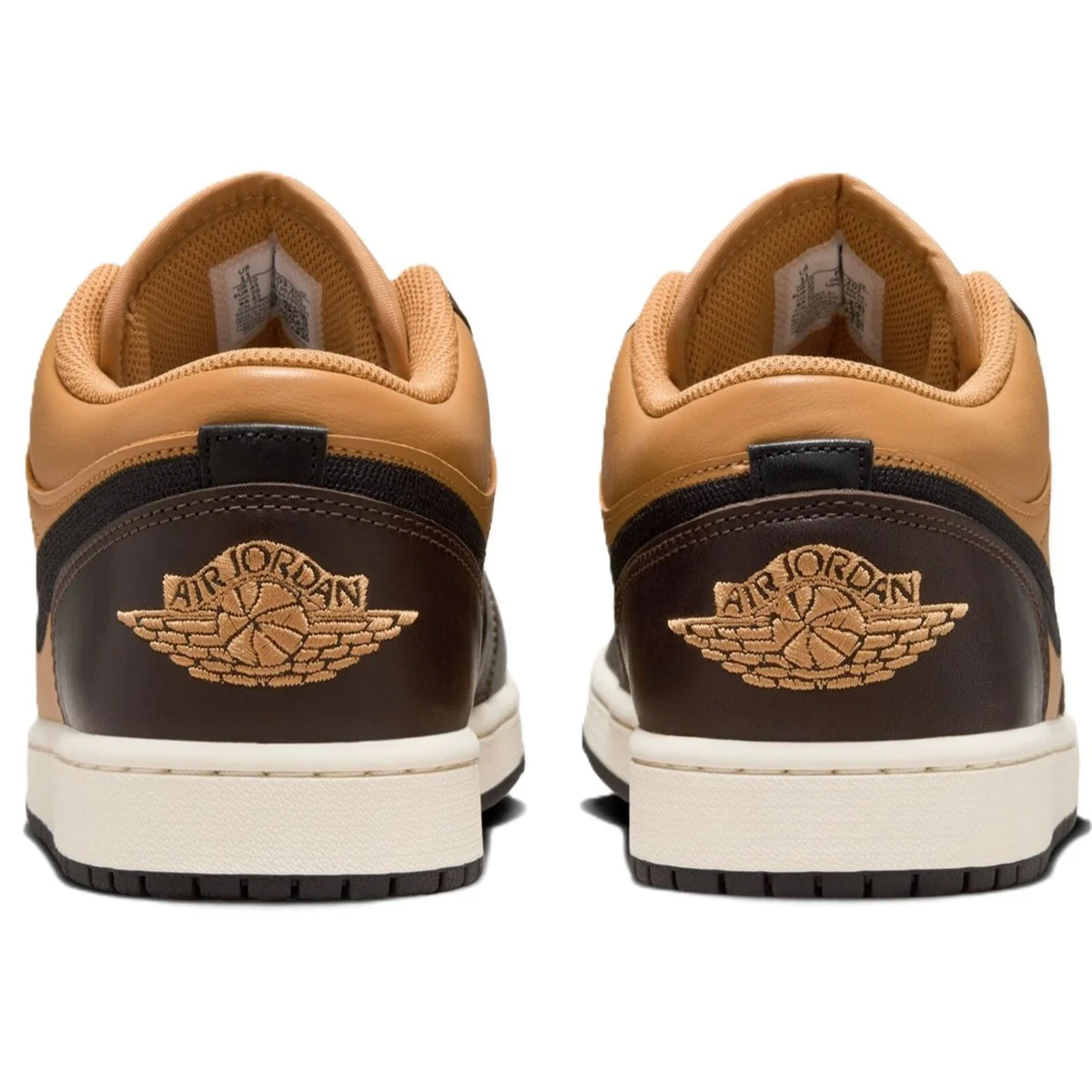 Nike Air Jordan 1 Low Special Edition Leather Sneaker Hakiki Deri Unisex Günlük Spor Ayakkabı Kahverengi