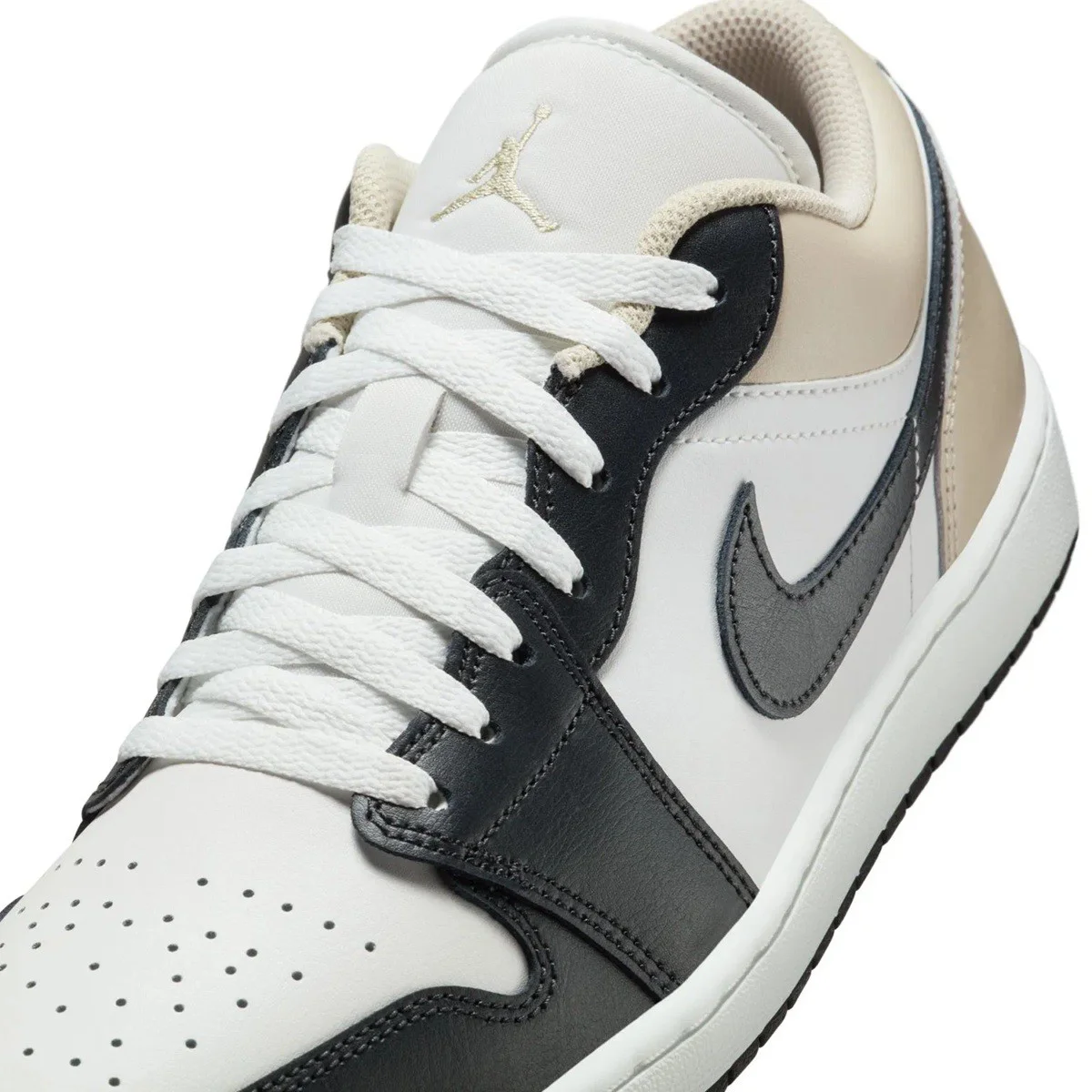 Nike Air Jordan 1 Low Leather Sneaker Hakiki Deri Erkek Spor Ayakkabı Siyah Krem Fiyatı, Yorumları ve Özellikleri