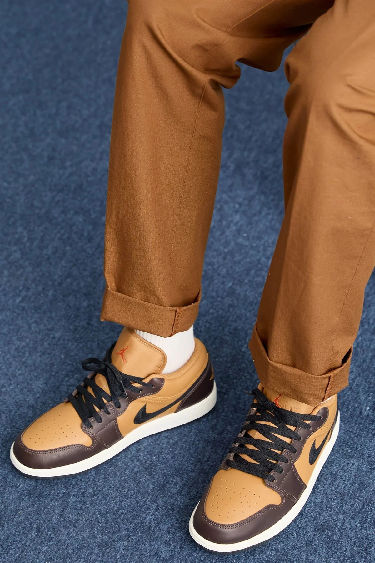 Nike Air Jordan 1 Low Special Edition Leather Sneaker Hakiki Deri Unisex Günlük Spor Ayakkabı Kahverengi
