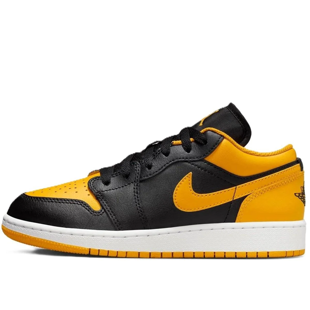 Nike Air Jordan 1 Low(GS) Leather Sneaker Hakiki Deri Siyah Sarı Unisex Spor Ayakkabı Fiyatı, Yorumları ve Özellikleri