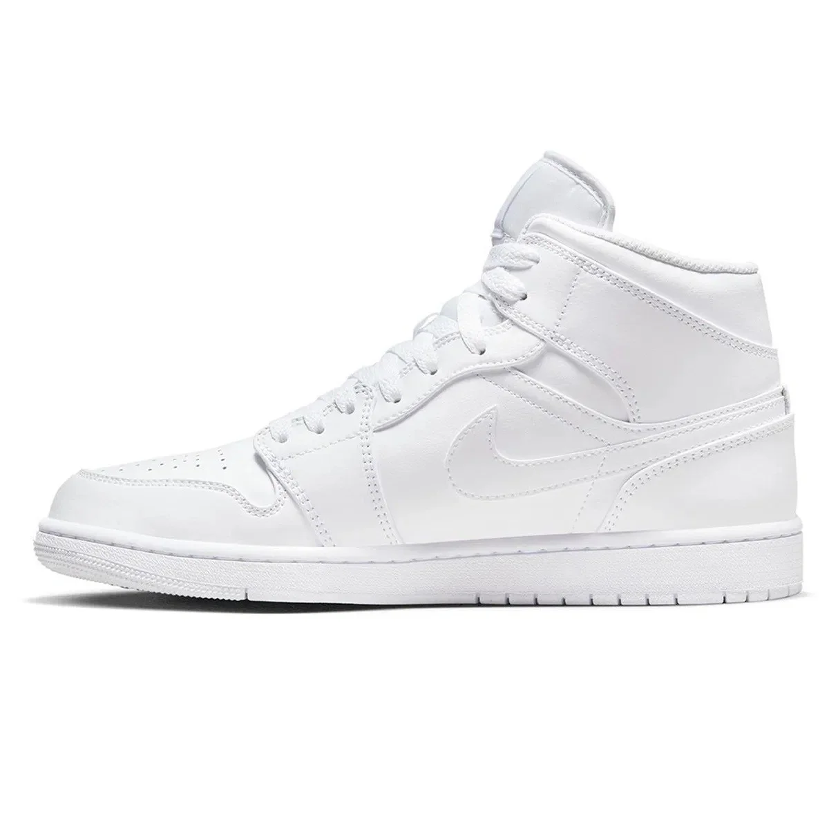 Nike Air Jordan 1 MİD Erkek Sneaker Hakiki Deri Bilekli Spor Ayakkabı Beyaz Fiyatı, Yorumları ve Özellikleri