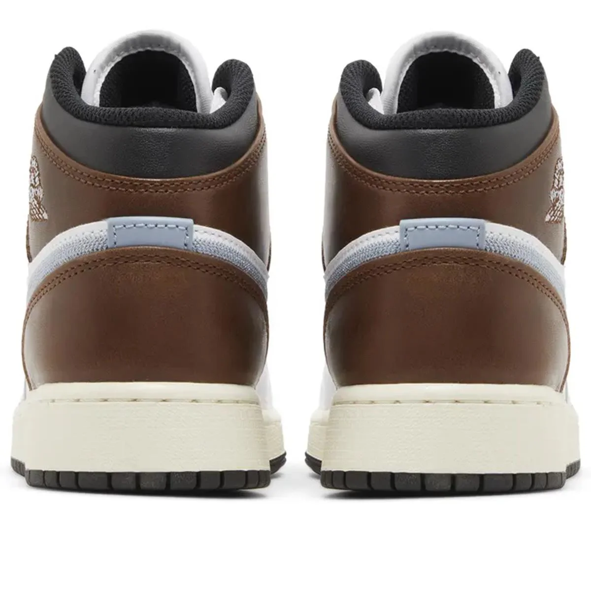 Nike Air Jordan 1 MID SE Leather Unisex Sneaker Hakiki Deri Bilekli Günlük Spor Ayakkabı Beyaz Kahve Duman Nike Air Jordan 1 MID SE Leather Unisex Sneaker Hakiki Deri Bilekli Günlük Spor Ayakkabı Beyaz Kahve Duman