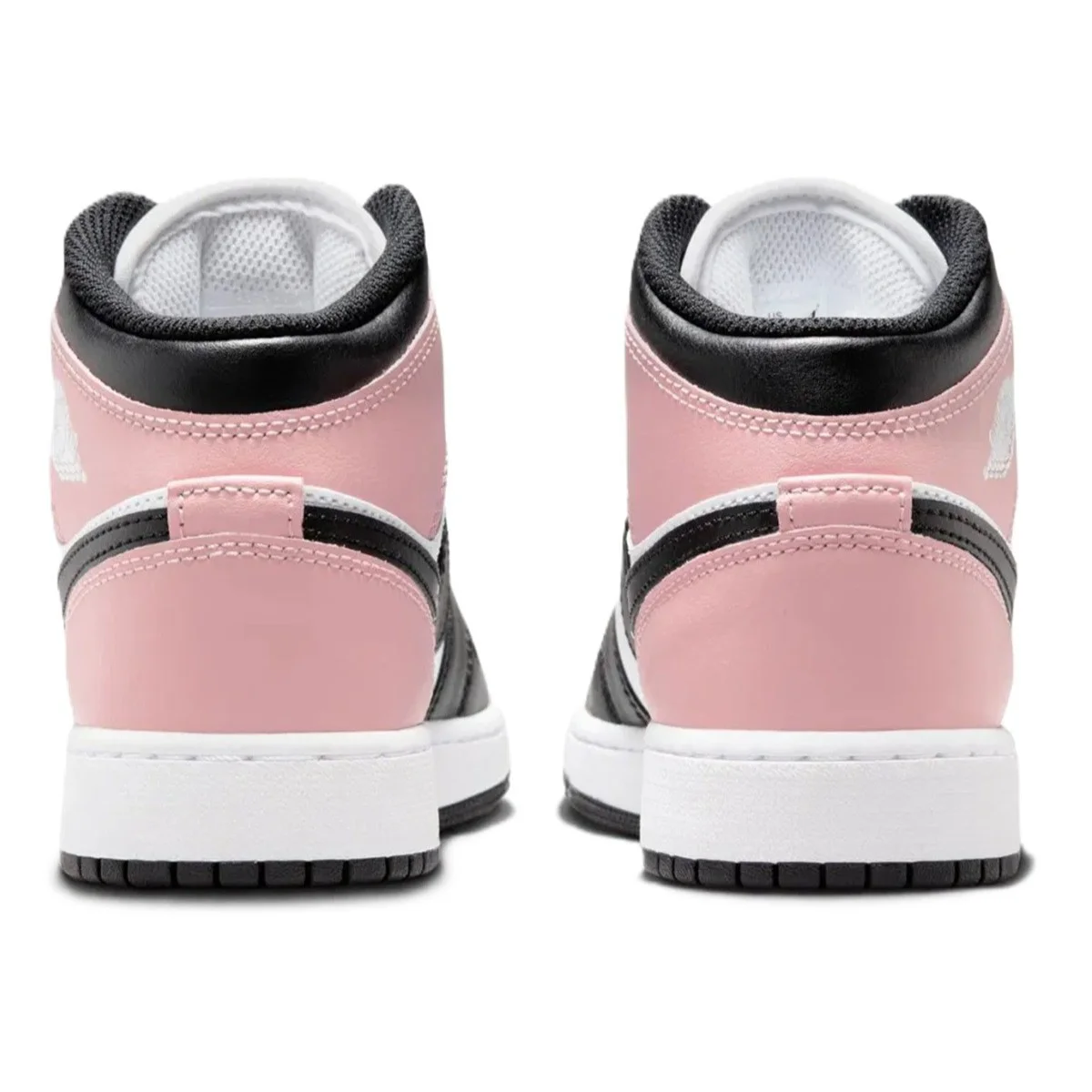 Nike Air Jordan 1 MID Leather Unisex Sneaker Hakiki Deri Bilekli Günlük Spor Ayakkabı Siyah-Beyaz Nike Air Jordan 1 MID Leather Unisex Sneaker Hakiki Deri Bilekli Günlük Spor Ayakkabı Siyah-Beyaz