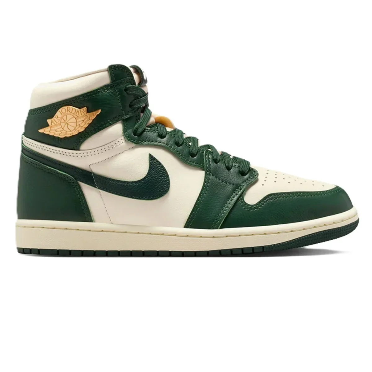 Nike Air Jordan 1 Retro High OG Unisex Sneaker Hakiki Deri Bilekli Günlük Spor Ayakkabı Beyaz-Yeşil Fiyatı, Yorumları ve Özellikleri