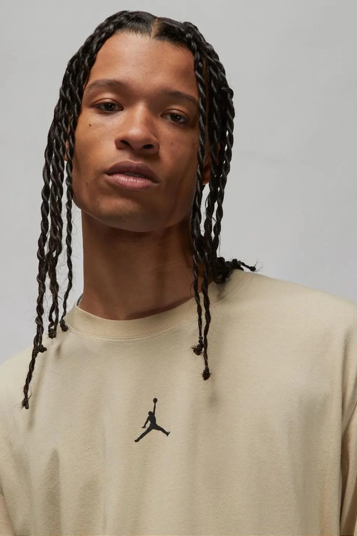 Nike Air Jordan Dri Fit Short Sleeeve Mens Tee Erkek Günlük Tişört Bej Nike Air Jordan Dri Fit Short Sleeeve Mens Tee Erkek Günlük Tişört Bej