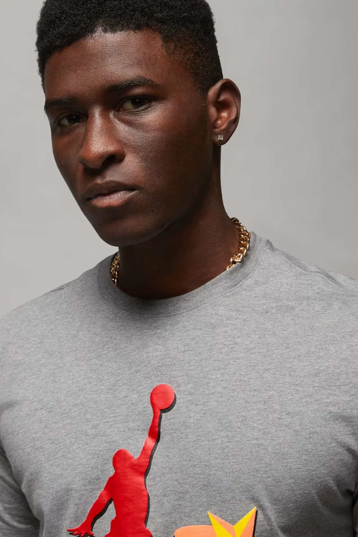 Nike Air Jordan Graphic SS Crew Grafik Baskılı Erkek Tişört Gri Fiyatı, Yorumları ve Özellikleri