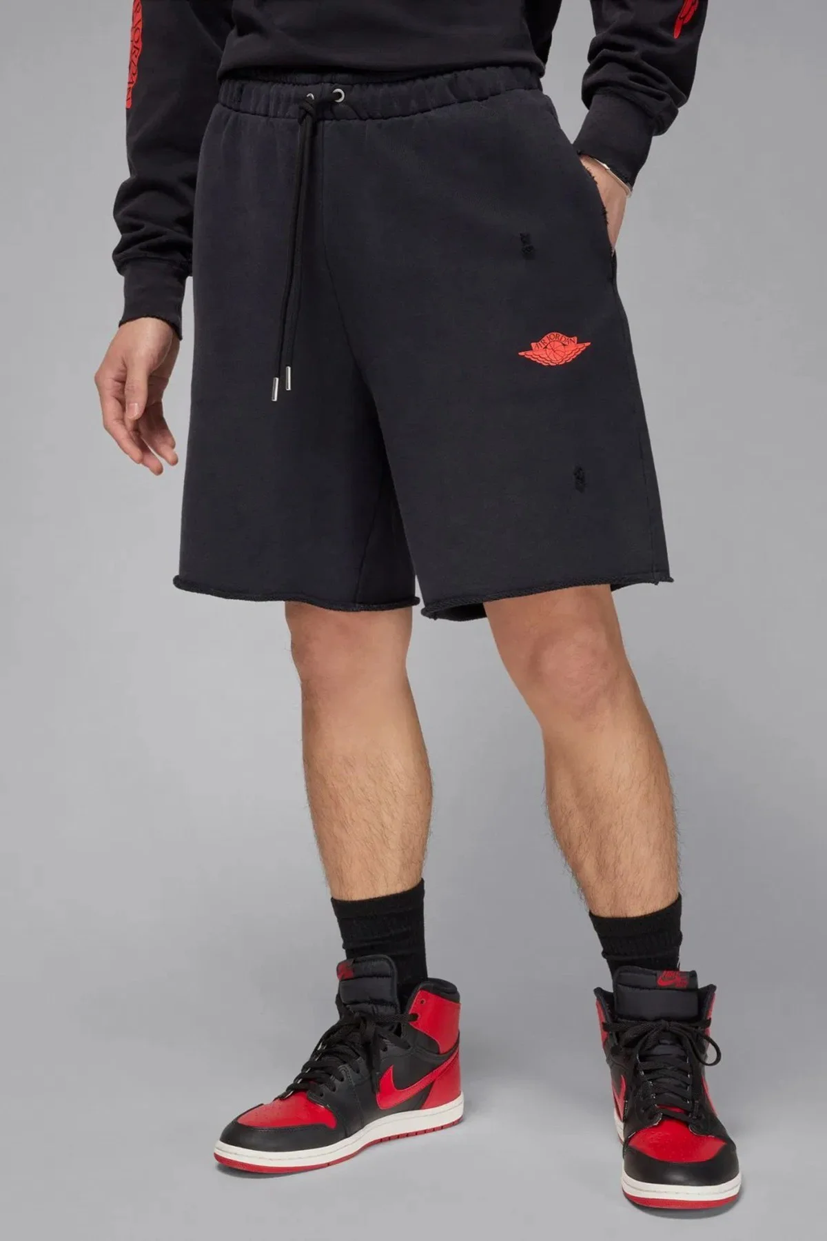 Nike Air Jordan Rare Air Fleece Short Black Pamuklu Erkek Şort Siyah Nike Air Jordan Rare Air Fleece Short Black Pamuklu Erkek Şort Siyah