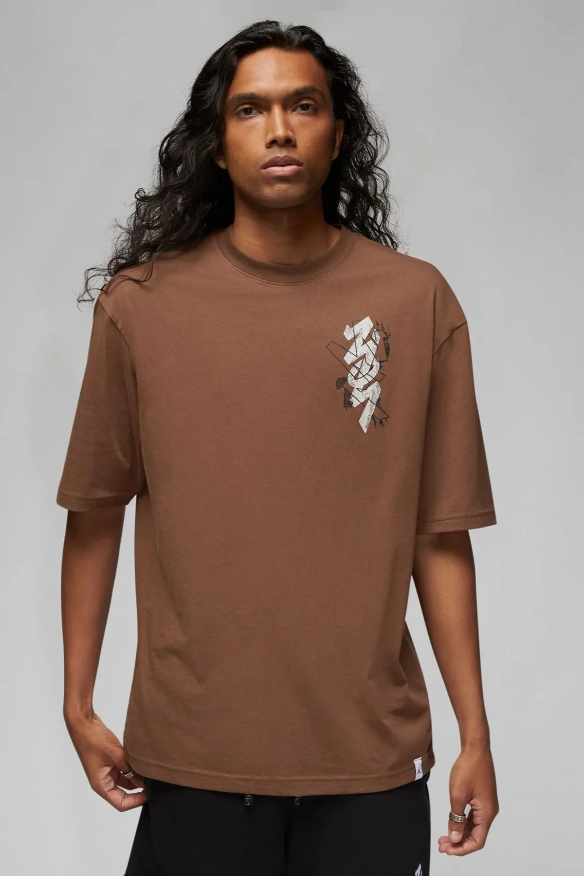 Nike Air Jordan Zion Sneaker School Mens Tee Black Grafik Baskılı Erkek Tişört Kahverengi Fiyatı, Yorumları ve Özellikleri