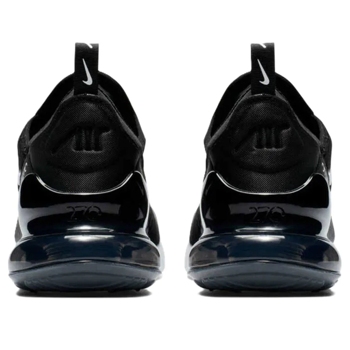 Nike Air Max 270 Unisex Sneaker Black-White Swoosh Günlük Spor Ayakkabı Siyah-Beyaz Swoosh