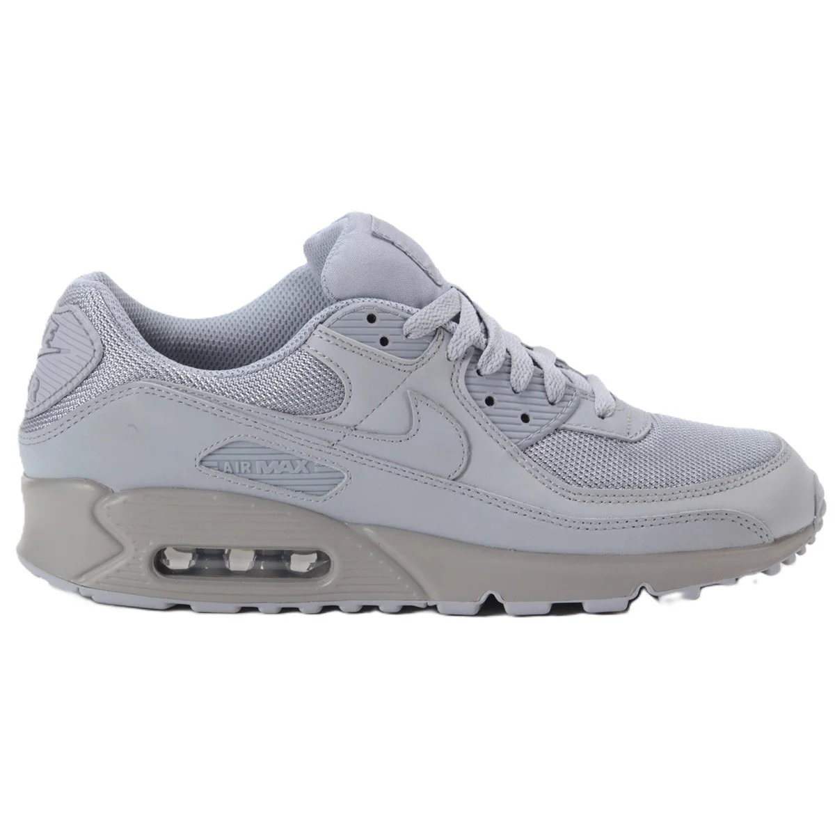 Nike Air Max 90 Unisex Leather Sneaker Hakiki Deri Günlük Spor Ayakkabı Gri Fiyatı, Yorumları ve Özellikleri
