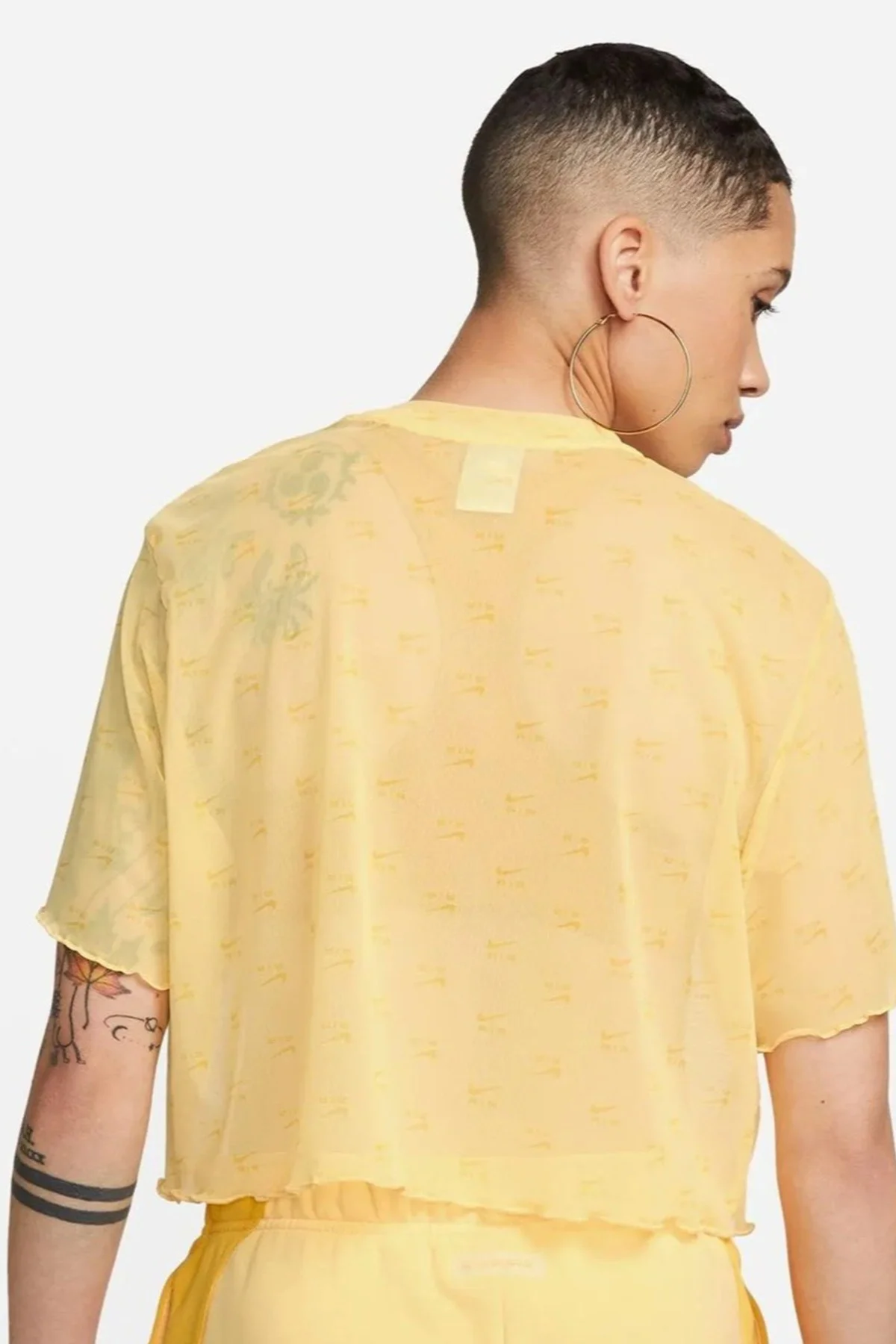 Nike Air Short-Sleeve Crew Womens Yellow Tshirt Kısa Kollu Günlük Kadın Tişört Sarı Fiyatı, Yorumları ve Özellikleri