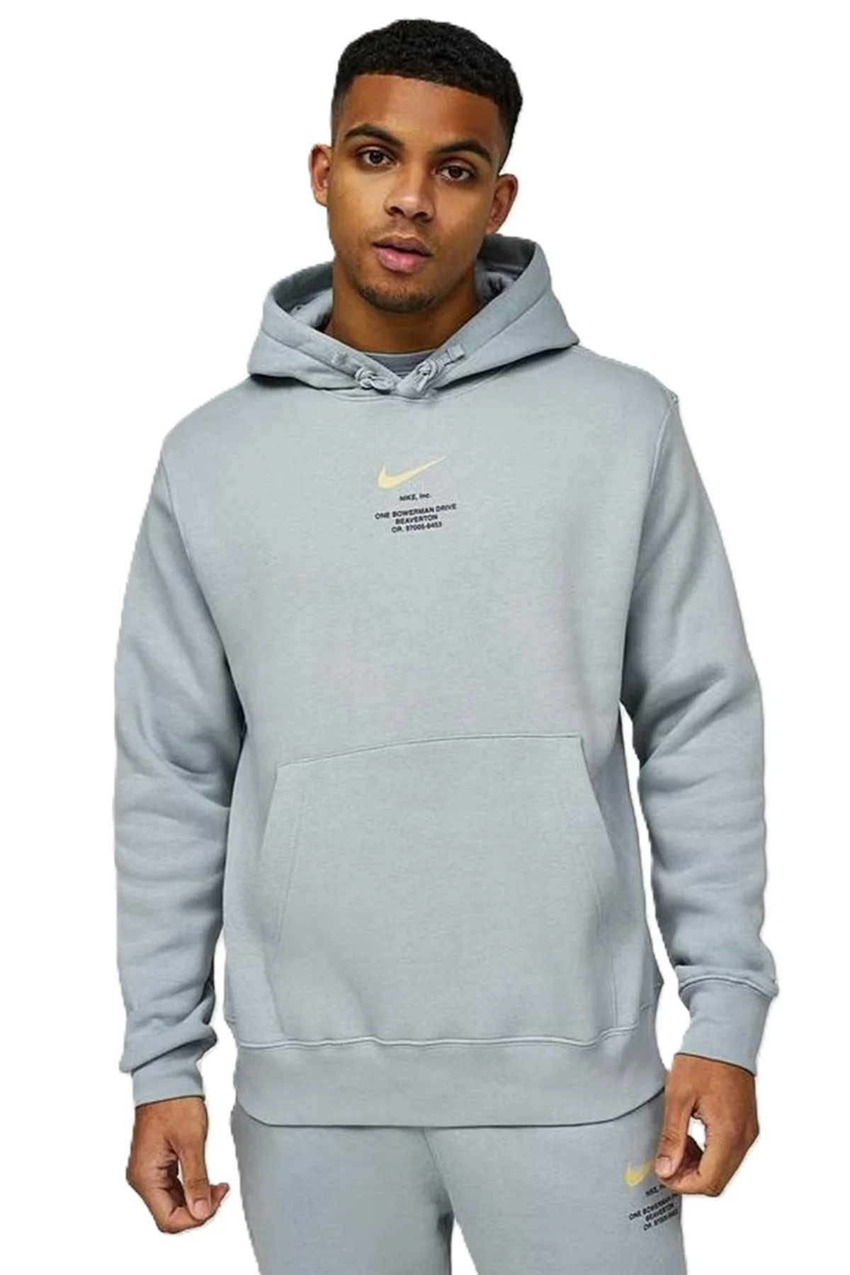 Nike Athletics Pullover Hoodie Grafik Baskılı Kapüşonlu Erkek Sweatshirt Gri Fiyatı, Yorumları ve Özellikleri