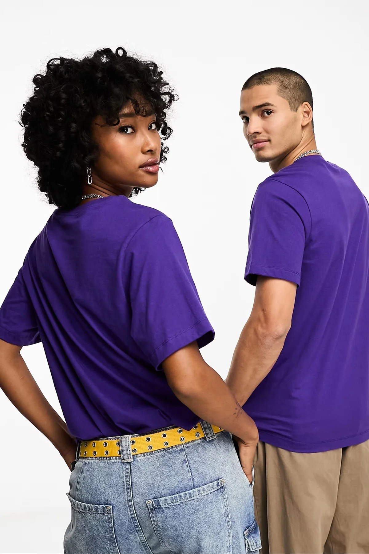 Nike Basketball NBA LA Lakers Unisex Team Logo Graphic T-shirt Unisex Pamuklu Tişört Mor Nike Basketball NBA LA Lakers Unisex Team Logo Graphic T-shirt Unisex Pamuklu Tişört Mor