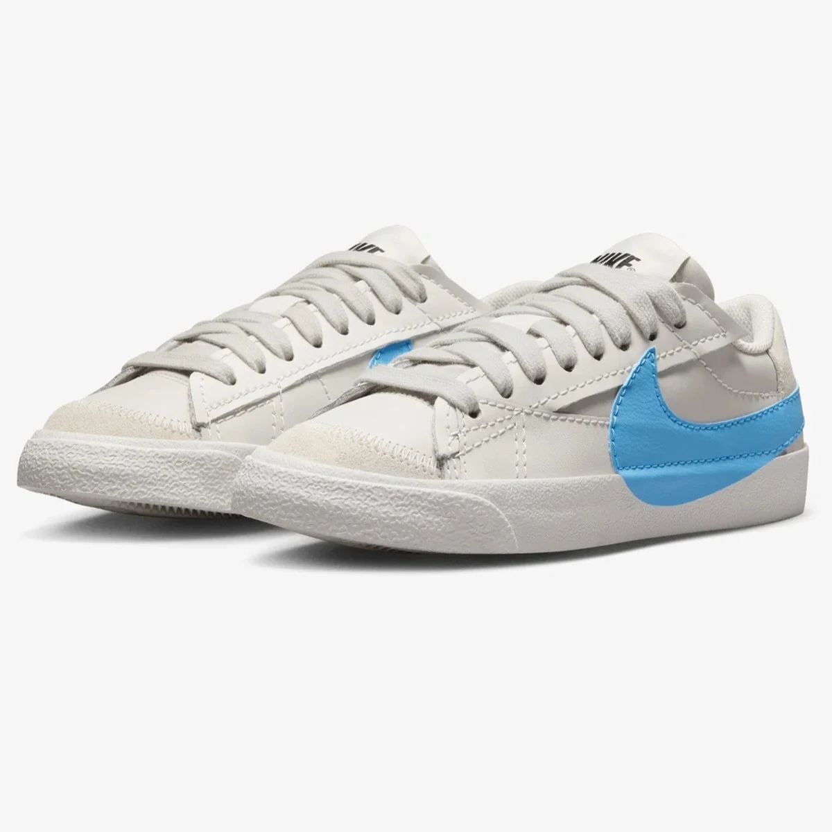 Nike Blazer Low '77 Jumbo Womens Leather Sneaker Hakiki Deri Günlük Spor Ayakkabı Bej