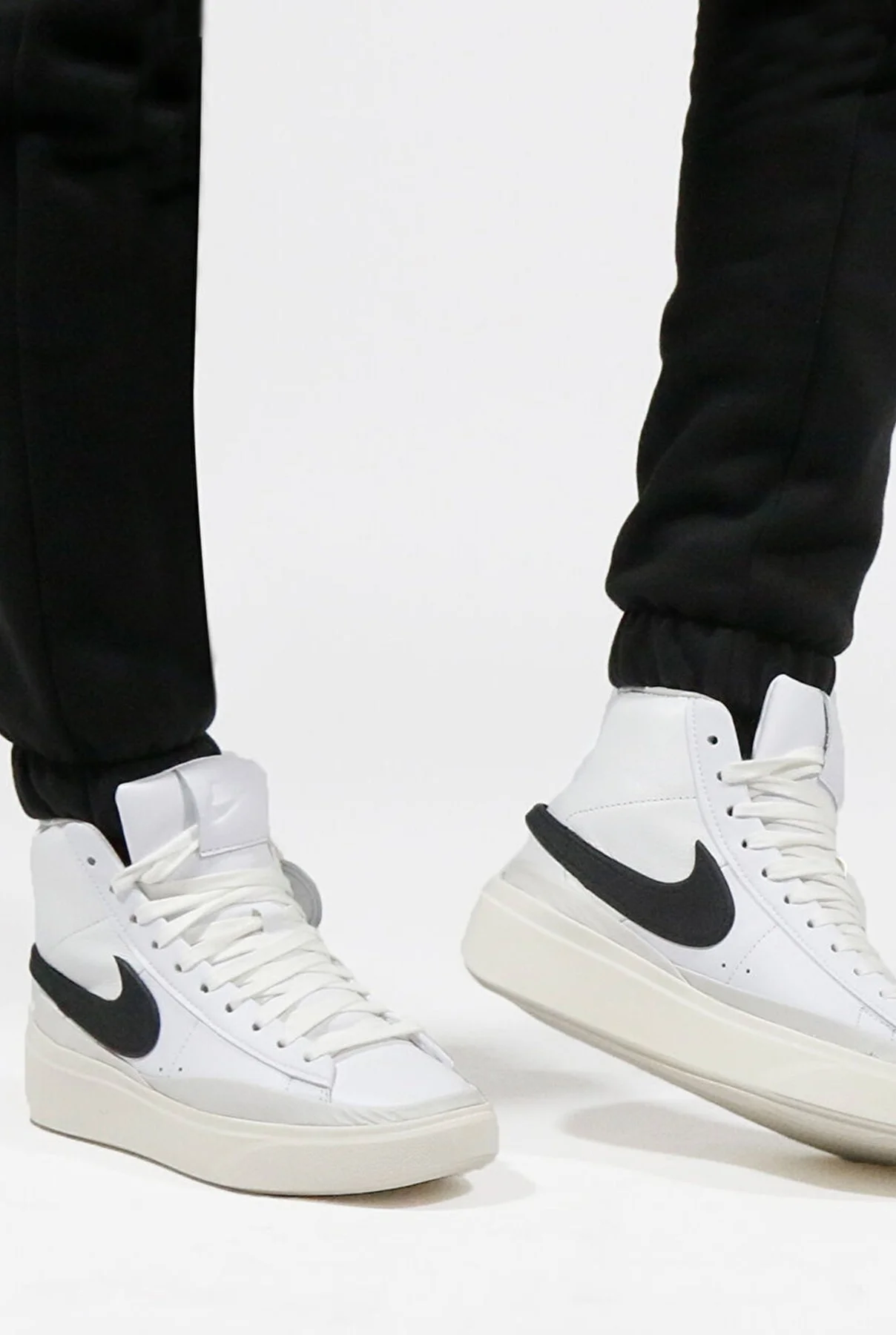 Nike Blazer Phantom Mid Leather Unisex Sneaker White Hakiki Deri Bilekli  Günlük Spor Ayakkabı Beyaz