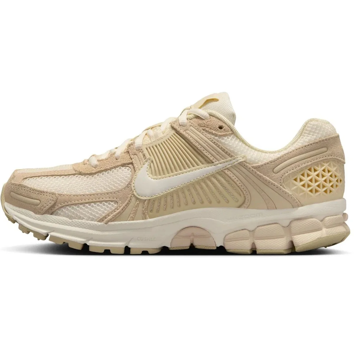 Nike Bowerman Zoom Vomero 5 Leather Womens Sneaker Hakiki Deri Reflektörlü Kadın Günlük Spor Ayakkabı Gri
